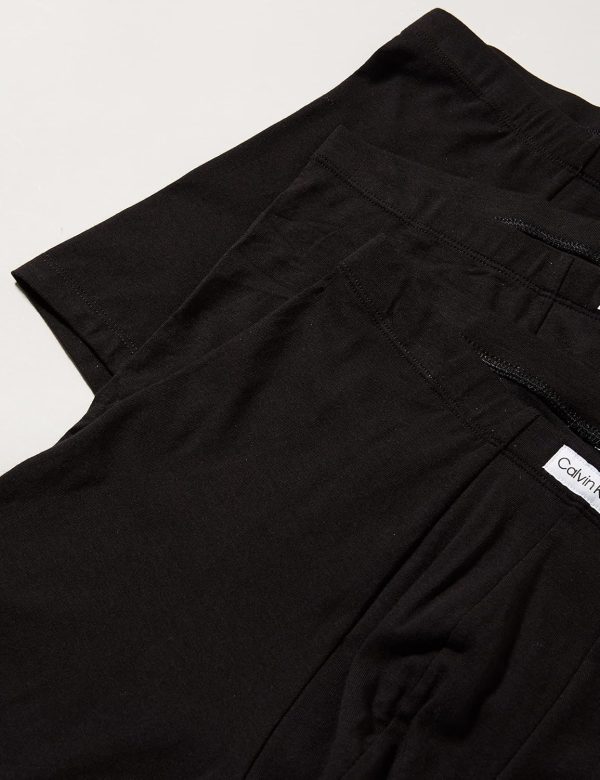 Caleçons Calvin Klein Lot de 3 Homme Noir Confortable-1