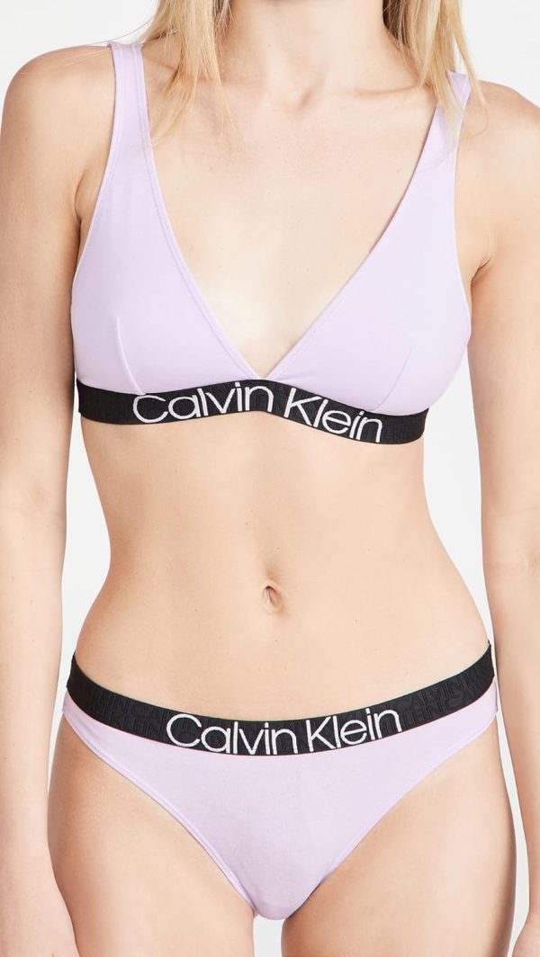 Calvin Klein Bralette triangle femme confortable lyocell-1