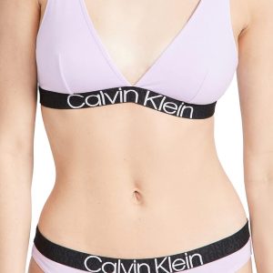 Calvin Klein Bralette triangle femme confortable lyocell-0