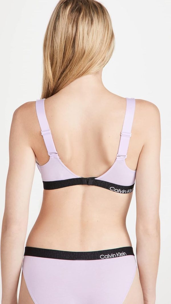 Calvin Klein Bralette triangle femme confortable lyocell-2
