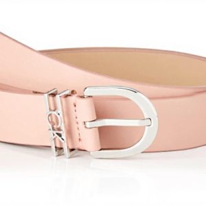 Ceinture Femme Calvin Klein Cuir Lisse Boucle Métal