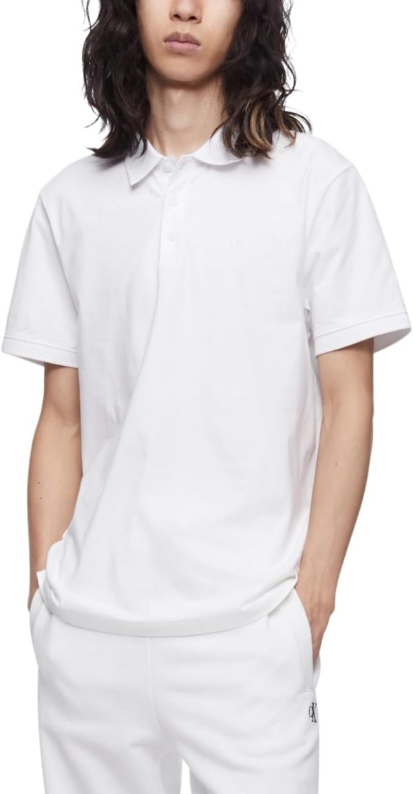 Polo Golf Calvin Klein Homme Madison Coton Logo Brodé-0