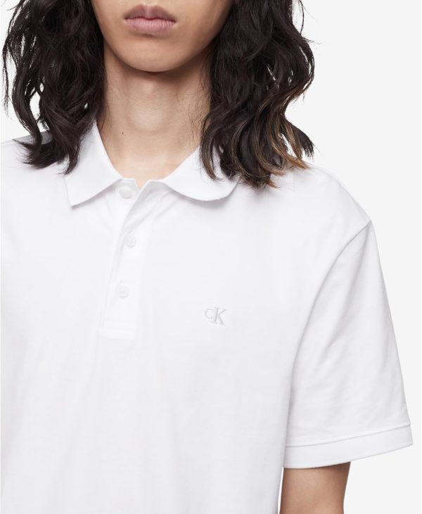 Polo Golf Calvin Klein Homme Madison Coton Logo Brodé-2