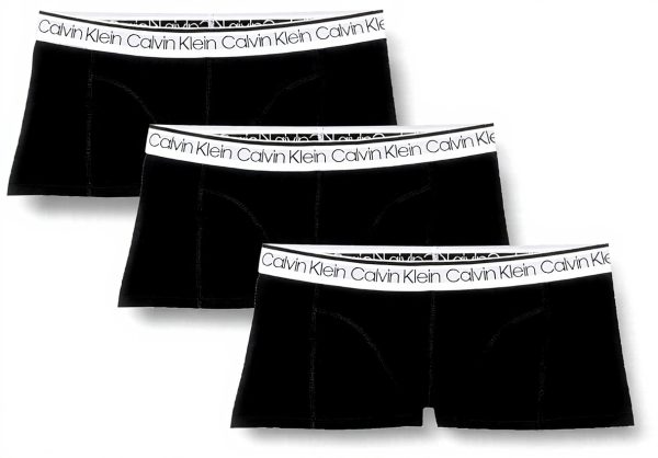 Boxers Calvin Klein taille basse lot 3 coton extensible