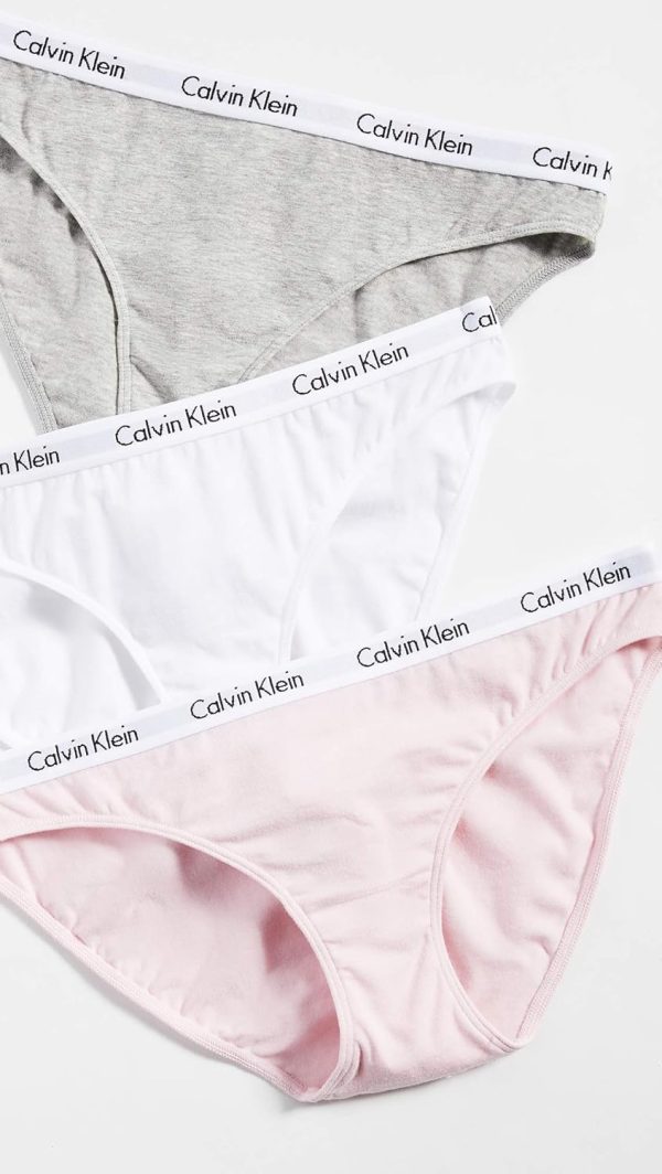 Sous-vêtements Calvin Klein bikini lot de 3 femme coton-1