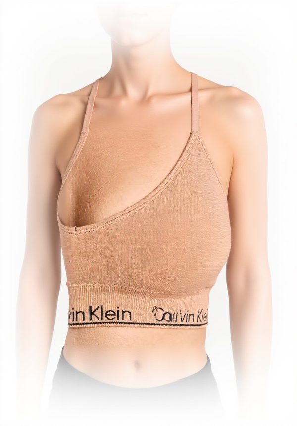 Soutien-gorge Calvin Klein coton naturel triangle femme