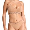 Soutien-gorge Calvin Klein coton naturel triangle femme