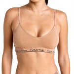 Soutien-gorge Calvin Klein coton naturel triangle femme