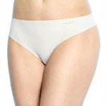String invisible Calvin Klein femme beige petit lavage froid