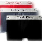 Boxers Calvin Klein 3Pk Homme Bleu Noir Mazarine Lavable