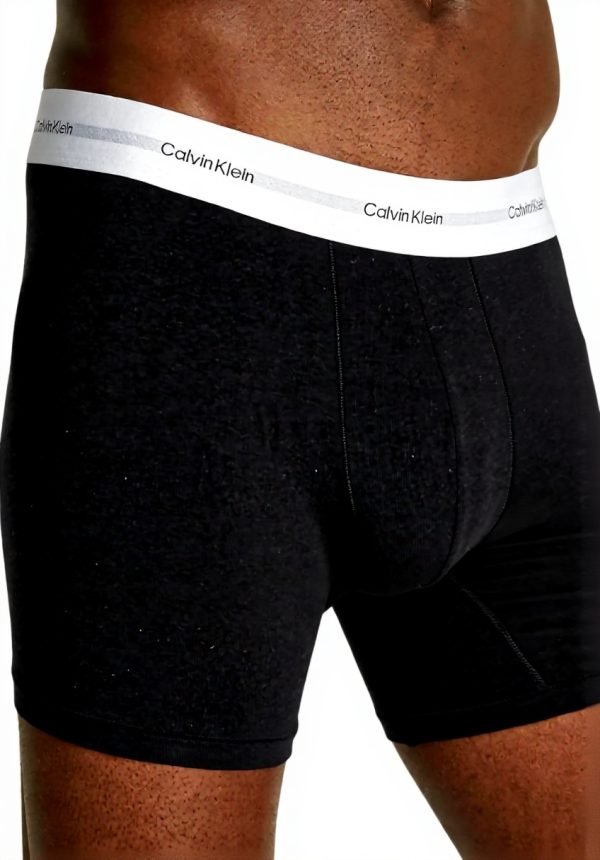 Boxers longs Calvin Klein lot de 3 homme confort coton