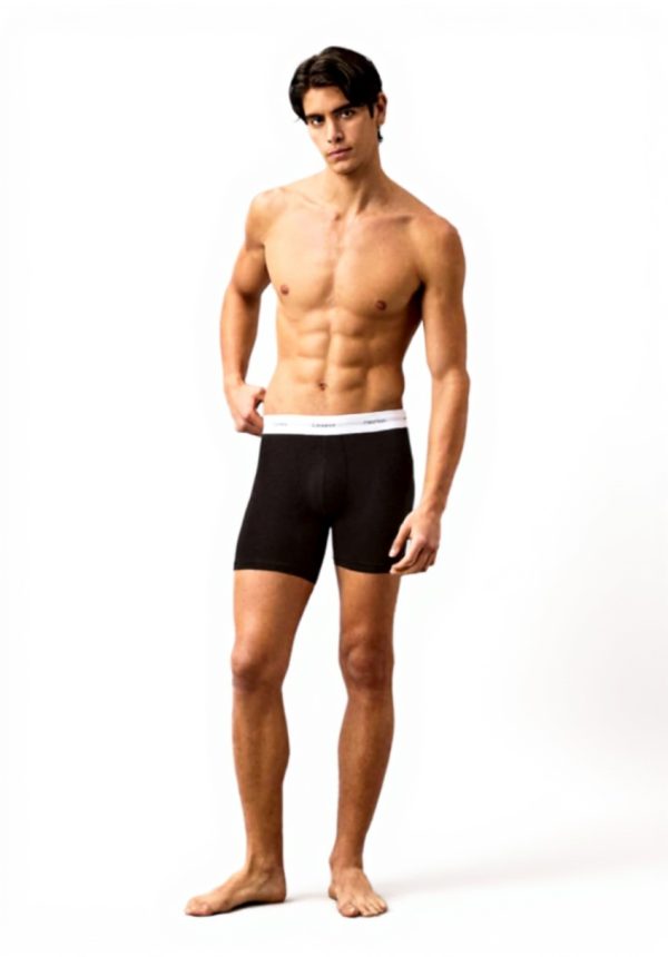 Boxers longs Calvin Klein lot de 3 homme confort coton