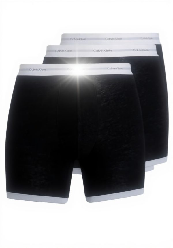 Boxers longs Calvin Klein lot de 3 homme confort coton