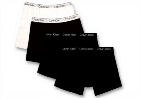 Calvin Klein Boxer Garçon Lot de 4 Coton Respirant Confort