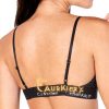 Soutien-gorge femme Calvin Klein coton zébré moderne noir
