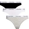 Culottes Calvin Klein Bikini Lot de 3 Multicolore Femme