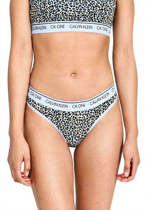 Tanga Calvin Klein CK One Coton Confortable Lingerie Femme
