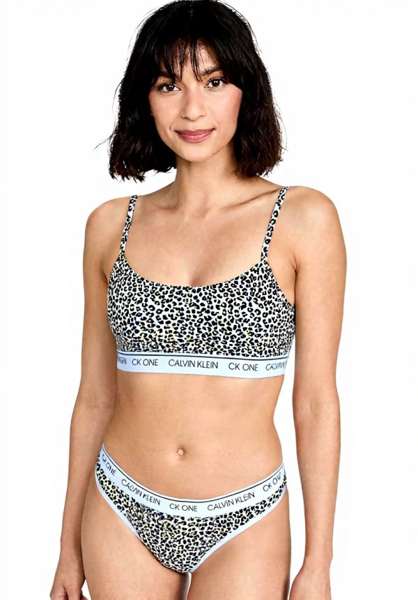 Tanga Calvin Klein CK One Coton Confortable Lingerie Femme