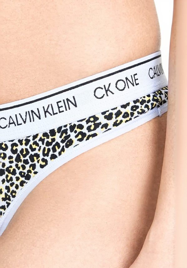 Tanga Calvin Klein CK One Coton Confortable Lingerie Femme