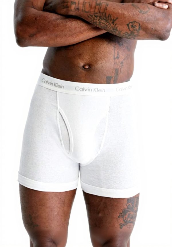 Boxers Calvin Klein Coton Classique Lot 7 Blanc Homme