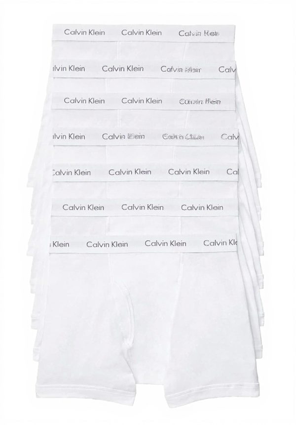 Boxers Calvin Klein Coton Classique Lot 7 Blanc Homme