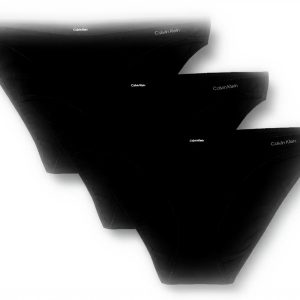 Calvin Klein Slip Femme Coton Stretch Lot de 3 Bikini