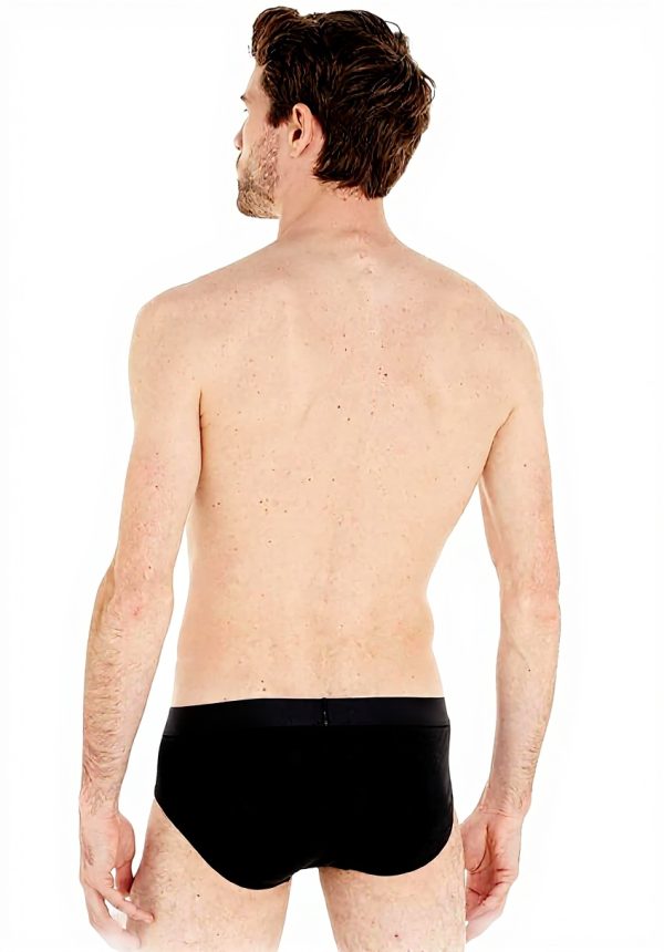 Slip Calvin Klein Homme Noir Coton Recyclé Confortable