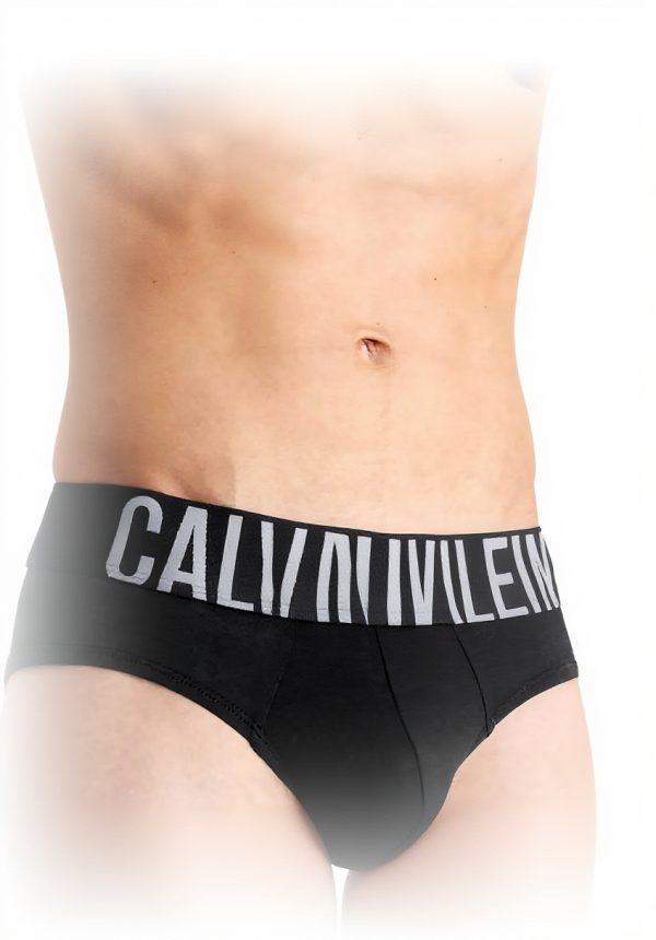 Slips homme Calvin Klein Hip Brief 3PK noir durable