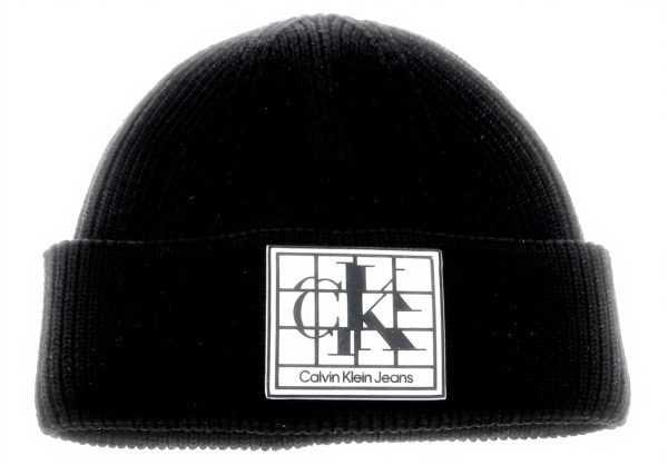 Bonnets homme Calvin Klein classique noir hiver
