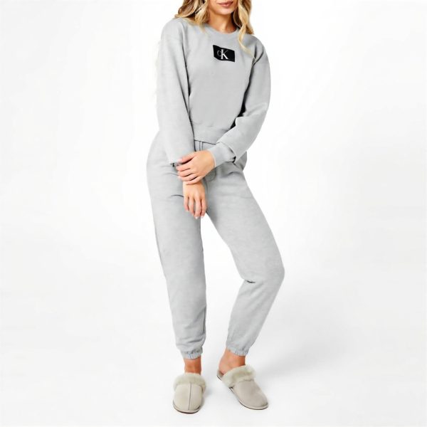 Sweatshirt Calvin Klein Femme Coton Recyclé Confortable