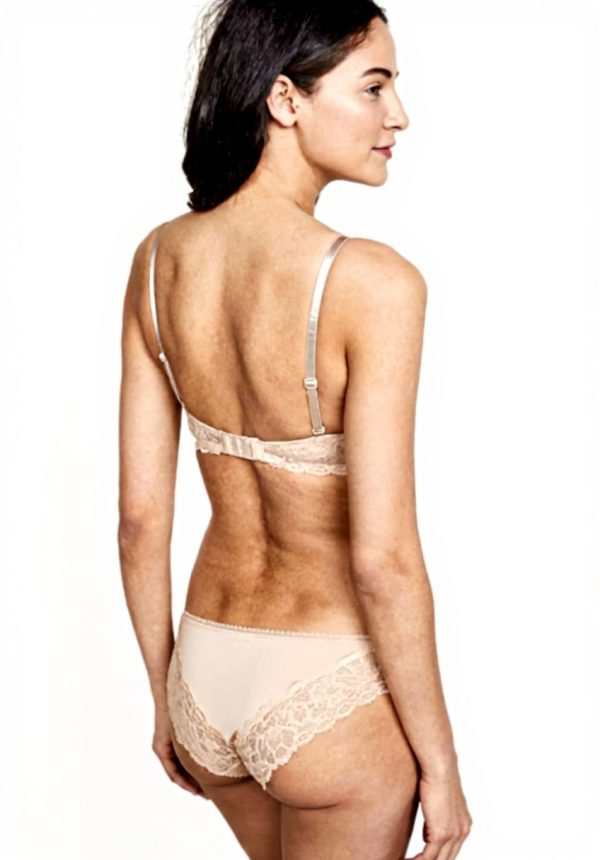 Soutien-gorge Calvin Klein dentelle confortable femme nude