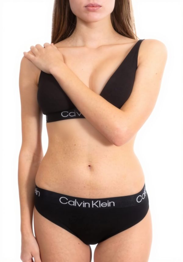 Culotte Calvin Klein Brésilienne Noir Design Minimaliste