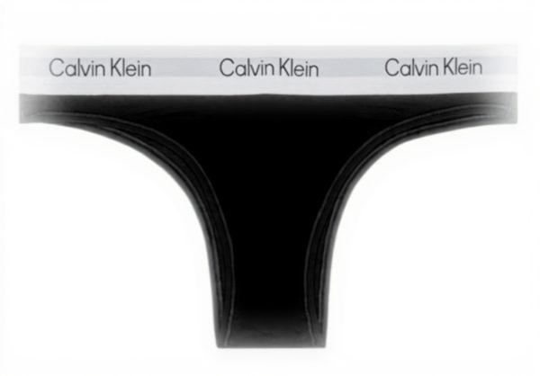 Slip brésilien Calvin Klein femme, noir, taille mi-haute