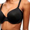 Soutien-gorge Calvin Klein T-Shirt Femme Noir Armatures