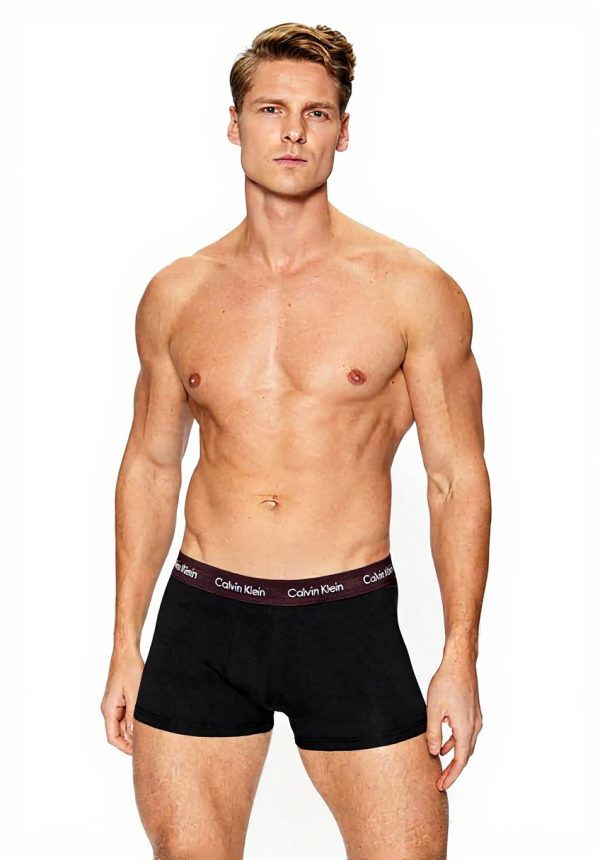 Boxers Calvin Klein Coton Stretch Homme Noir Taille S