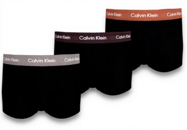 Boxers Calvin Klein Coton Stretch Homme Noir Taille S