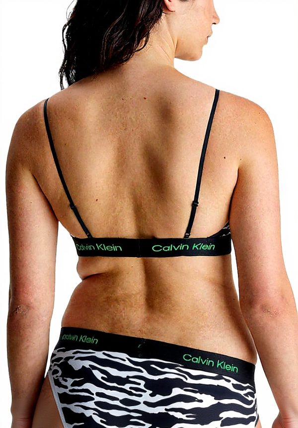 Soutien-gorge Calvin Klein Bralette Femme Noir Confortable
