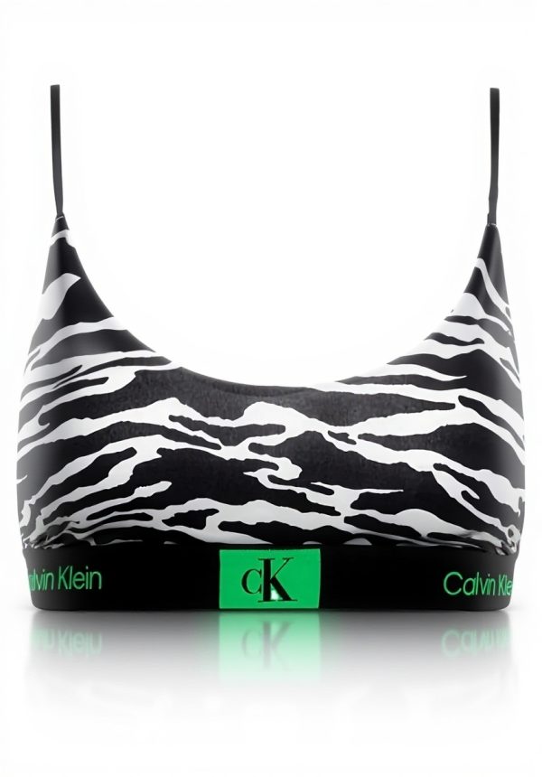 Soutien-gorge Calvin Klein Bralette Femme Noir Confortable