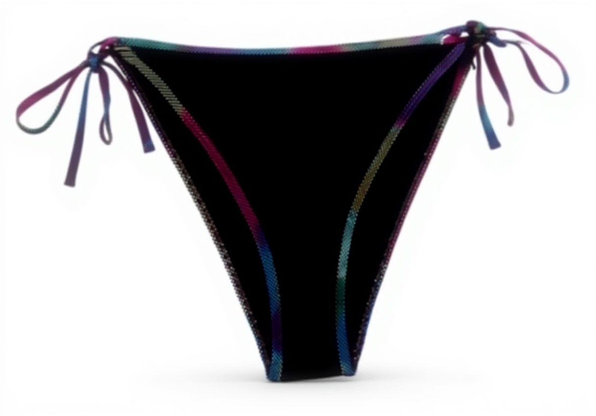 'Déguisement Calvin Klein noir porté sur la plage'