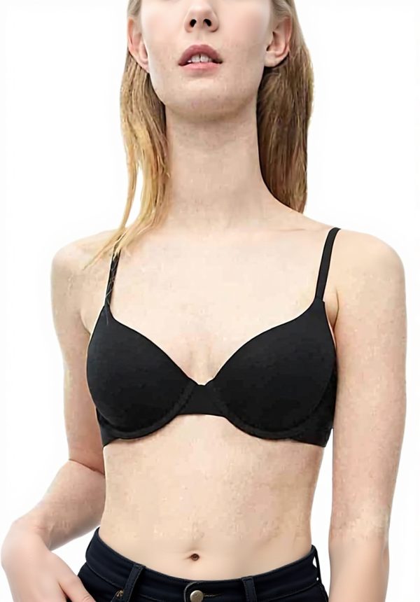 Soutien-gorge Calvin Klein 70 Logo Tonal Demi Bonnet