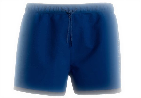 Shorts de bain Calvin Klein Runner Homme Polyester Bleu