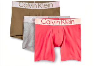 Boxers longs homme Calvin Klein coton bio confortable-0