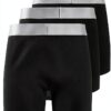Sous-vêtements longs Calvin Klein Noir Coton Confort Homme-3