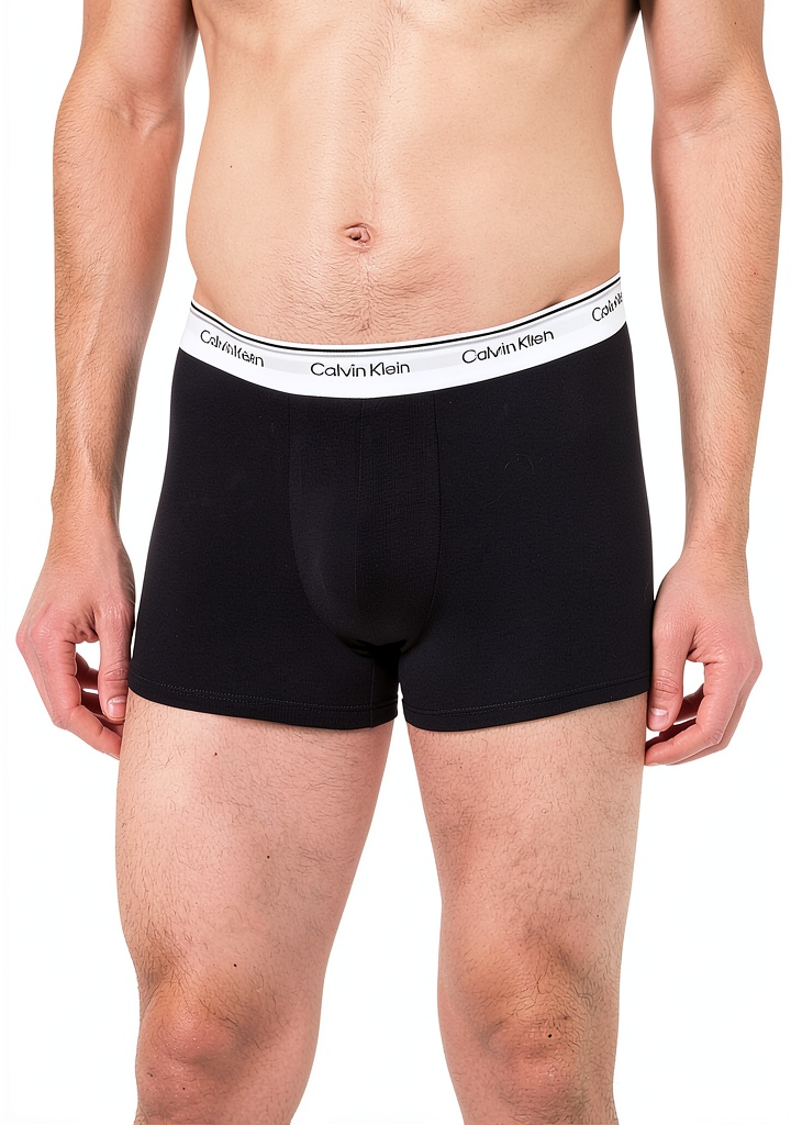 Boxer Calvin Klein homme en coton élasthanne, vue de face