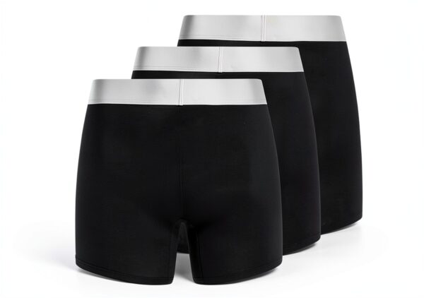 Sous-vêtements longs Calvin Klein Noir Coton Confort Homme-5