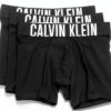 Boxer Calvin Klein Homme Coton Élasthanne Confortable Noir-0