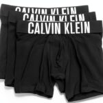 Boxer Calvin Klein Homme Coton Élasthanne Confortable Noir-0