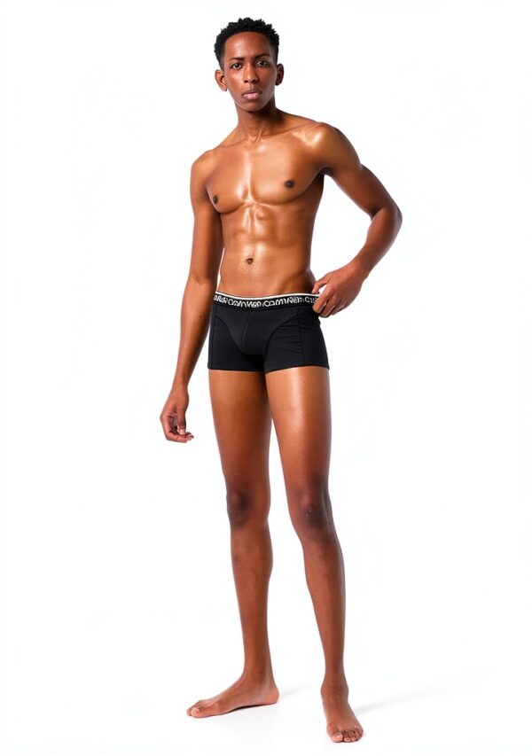Boxers Calvin Klein coton extensible confort homme noir-3