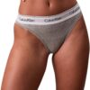 Slip Calvin Klein Femme Coton Modal Confortable Mi-Haute-0