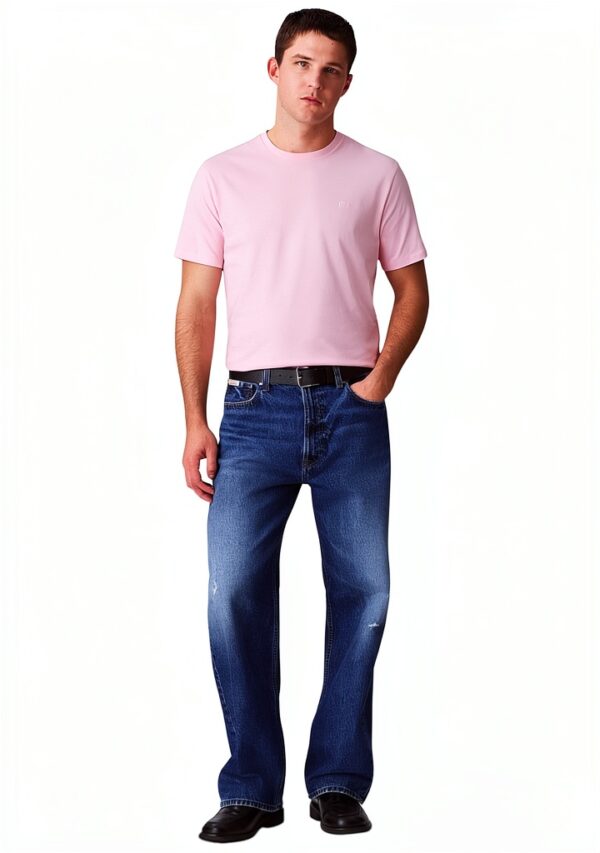 T-shirt Calvin Klein coton logo homme coupe classique-4